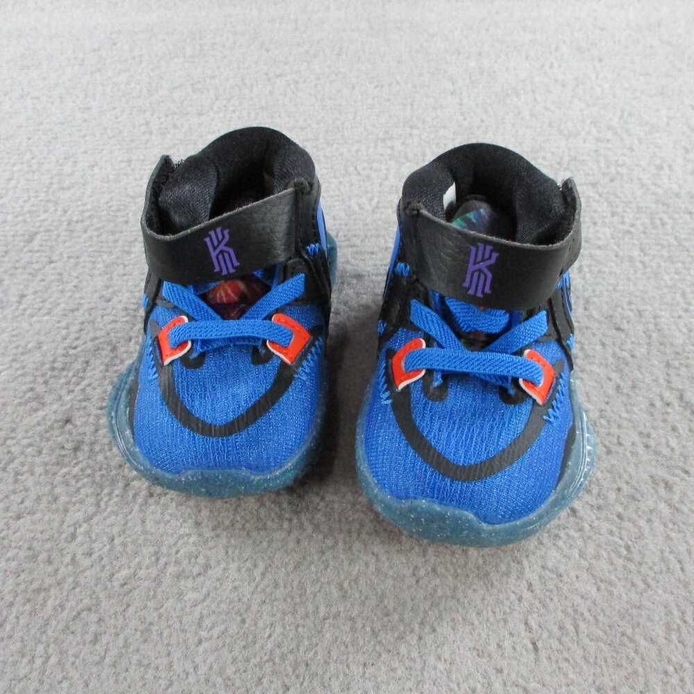 Nike Toddlers 2C Kyrie Infinity SE Photo Bl/Purple/Rush Org/Blk DM3896 410 - Picture 1 of 6